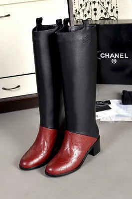 CHANEL Knee-high boots Lined with fur Women--046